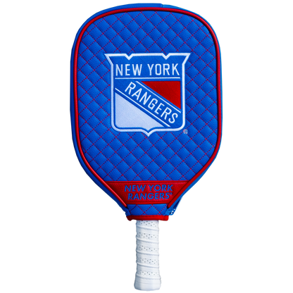 New York Rangers Quilted Pickleball Paddle Cover (Royal)