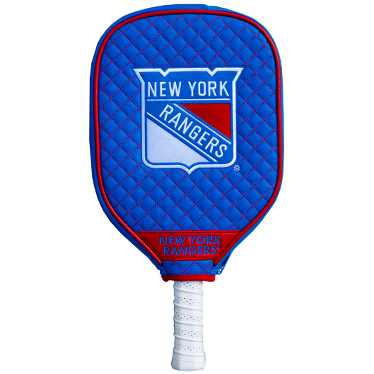 New York Rangers Quilted Pickleball Paddle Cover (Royal)