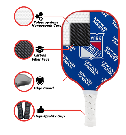 New York Rangers Pickleball Paddle