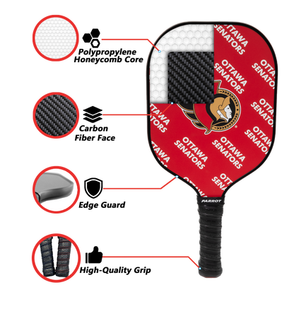 Ottawa Senators Pickleball Paddle