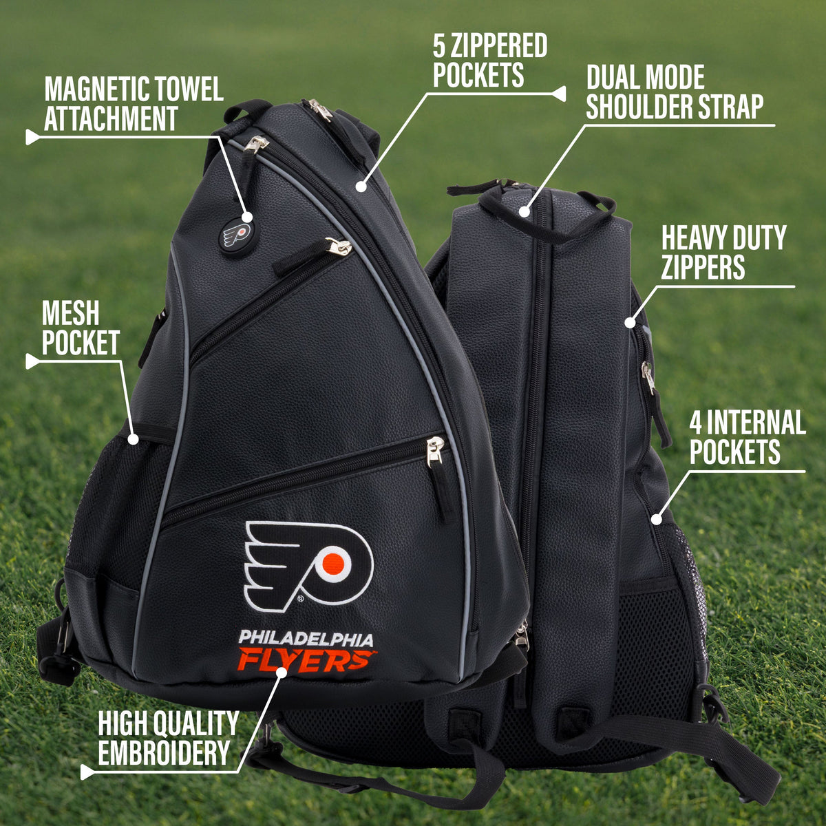Philadelphia Flyers PU Leather Backpack
