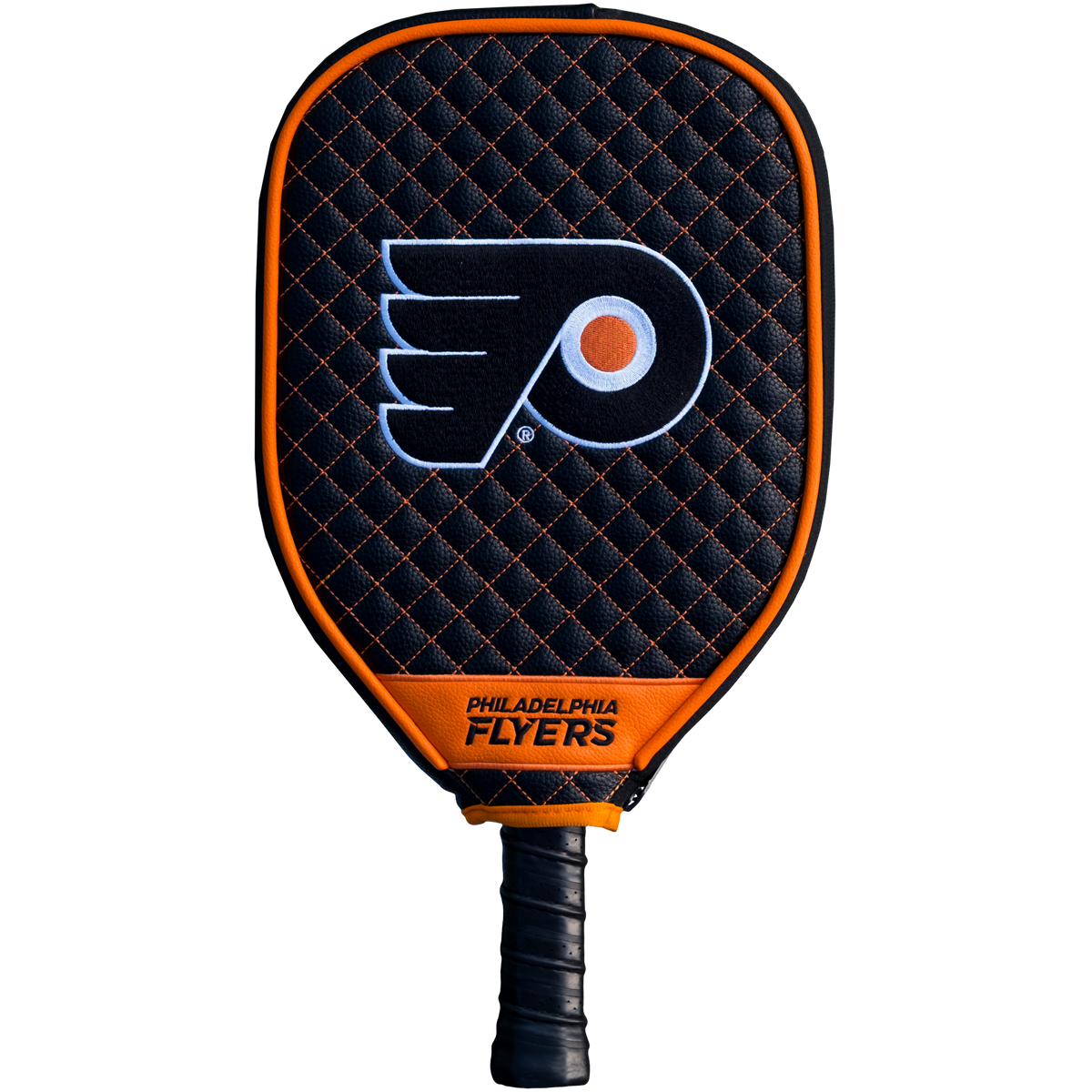 Philadelphia Flyers Quilted Pickleball Paddle Cover (Black)