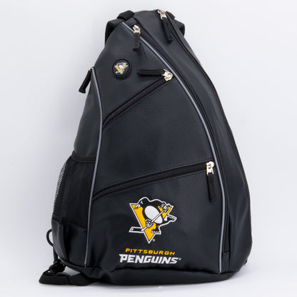 Pittsburgh Penguins PU Leather Backpack