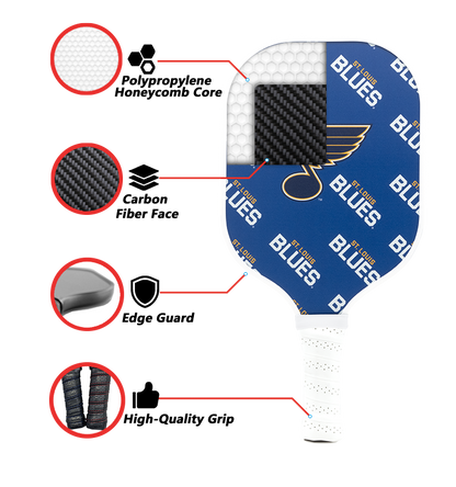 St. Louis Blues Pickleball Paddle