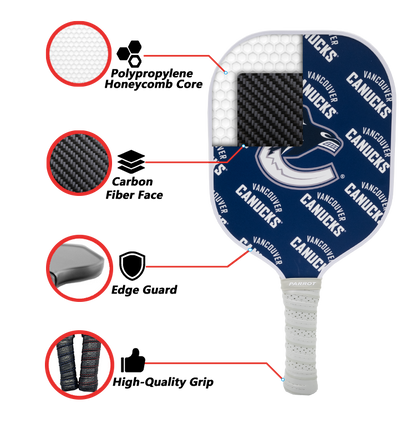 Vancouver Canucks Pickleball Paddle
