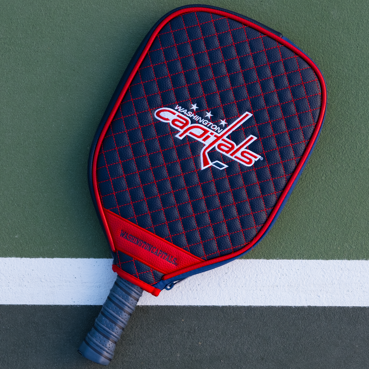 Washington Capitals Quilted Pickleball Paddle Cover (Navy)