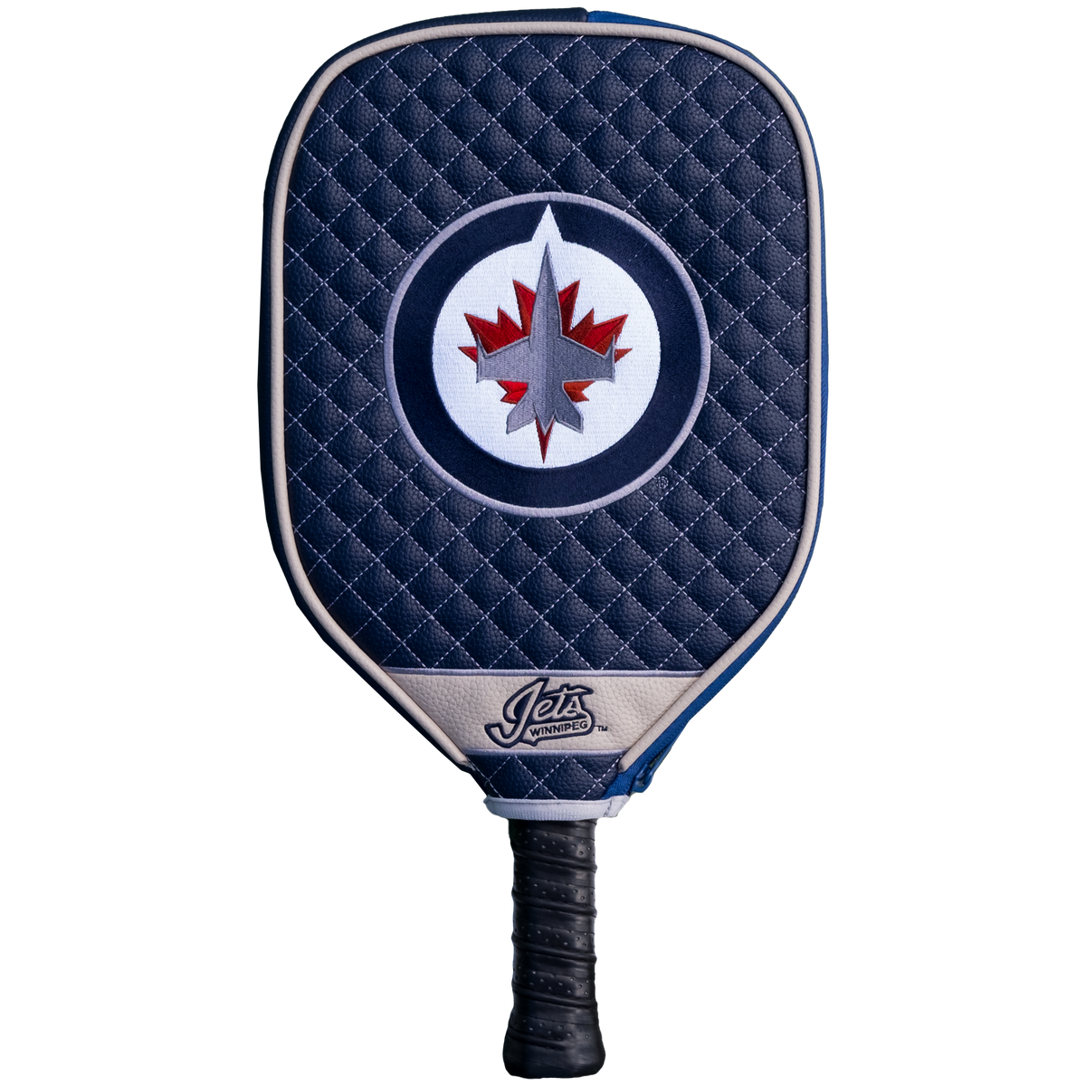 Winnipeg Jets Quilted Pickleball Paddle Cover (Navy)