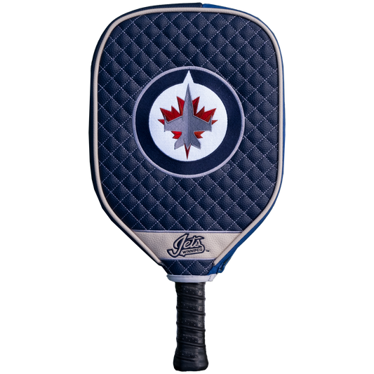 Winnipeg Jets Quilted Pickleball Paddle Cover (Navy)