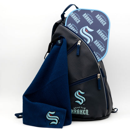 Seattle Kraken PU Leather Backpack