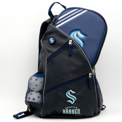 Seattle Kraken PU Leather Backpack
