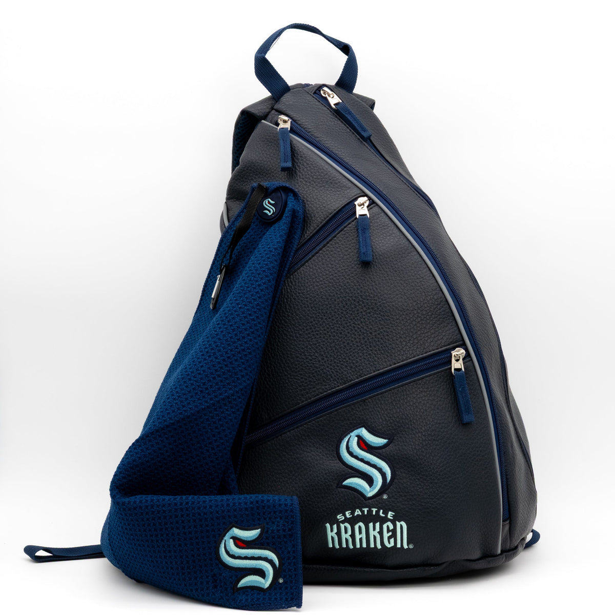 Seattle Kraken PU Leather Backpack