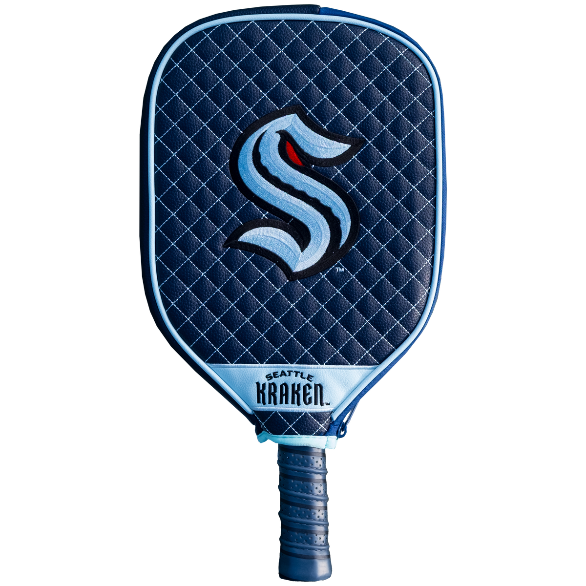 Seattle Kraken Quilted Pickleball Paddle Cover (Navy)
