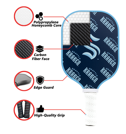 Seattle Kraken Pickleball Paddle
