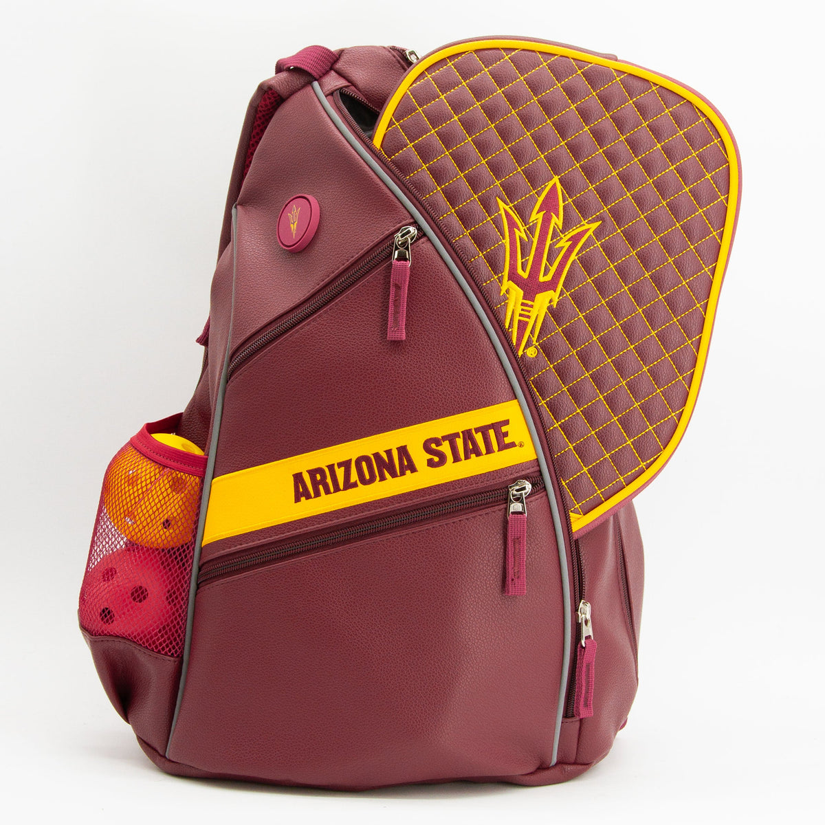 Arizona State Sun Devils PU Leather Backpack