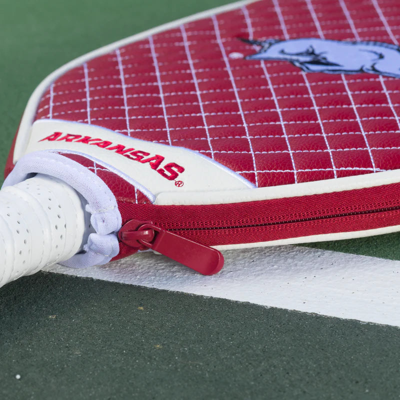 Arkansas Razorbacks Premium Quilted Pickleball Paddle Cover