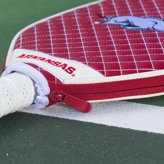 Arkansas Razorbacks Premium Quilted Pickleball Paddle Cover