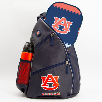 Auburn Tigers PU Leather Backpack