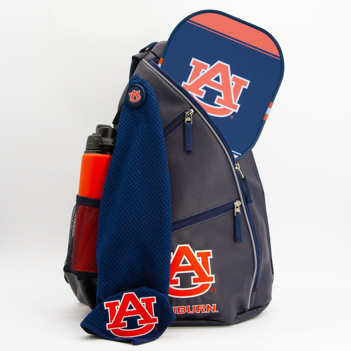 Auburn Tigers PU Leather Backpack