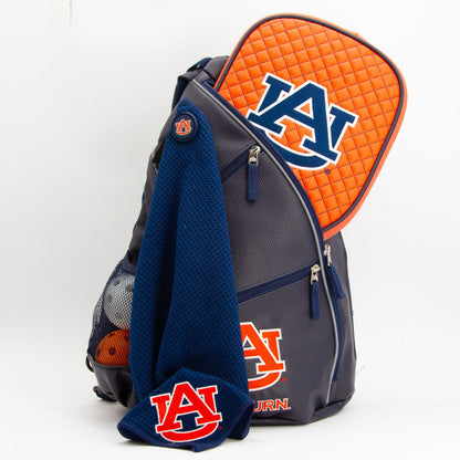 Auburn Tigers PU Leather Backpack