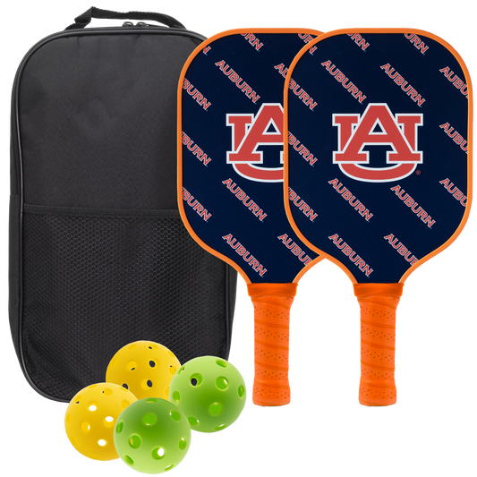 Auburn Tigers Pickleball Paddle Set