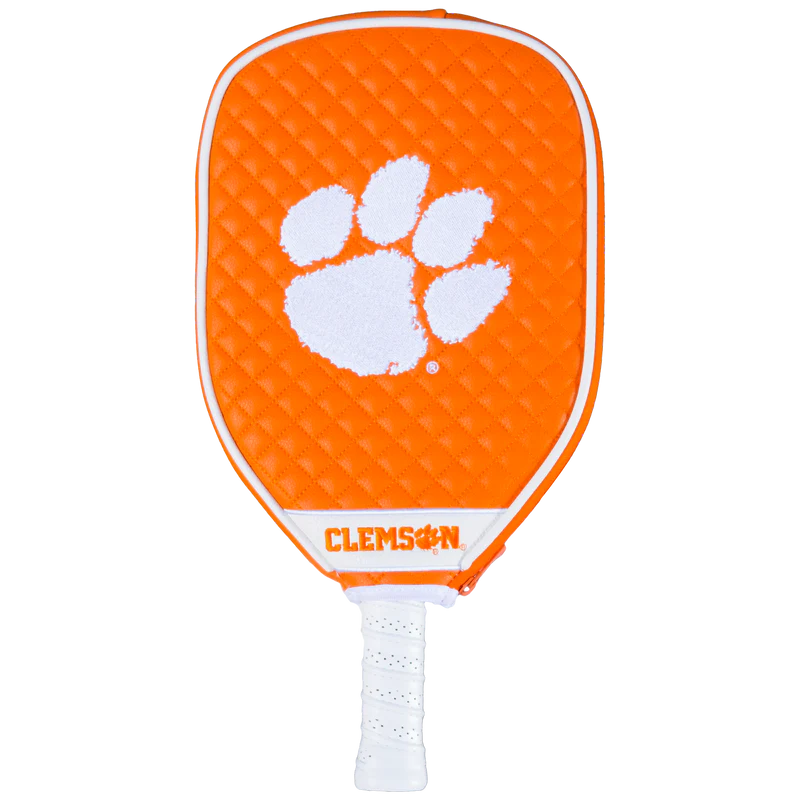 Clemson Tigers Premium Quilted Pickleball Paddle Cover