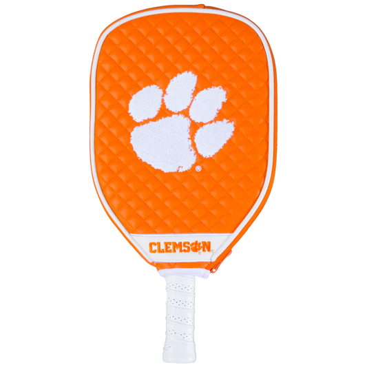 Clemson Tigers Premium Quilted Pickleball Paddle Cover