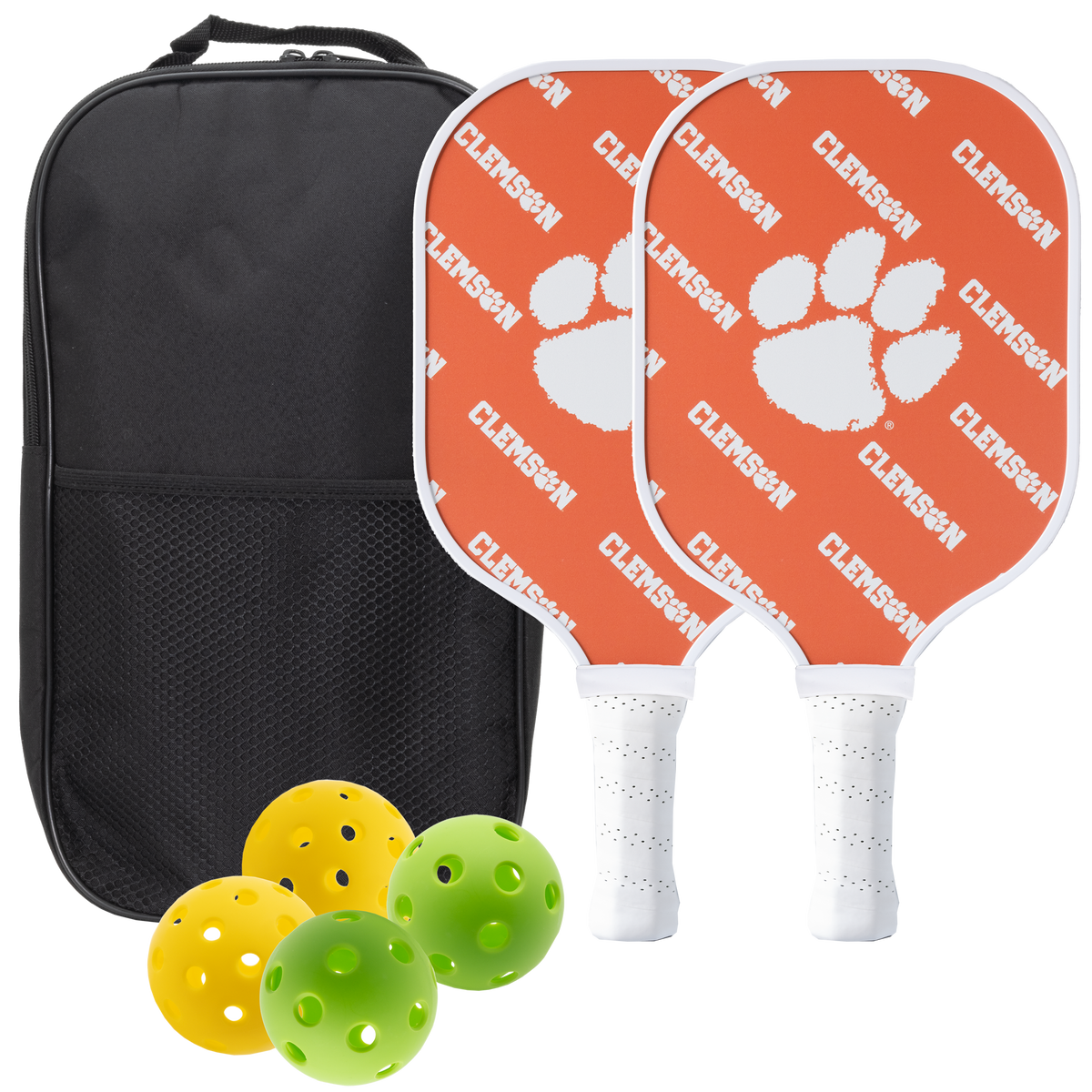 Clemson Tigers Pickleball Paddle Set