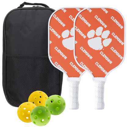 Clemson Tigers Pickleball Paddle Set