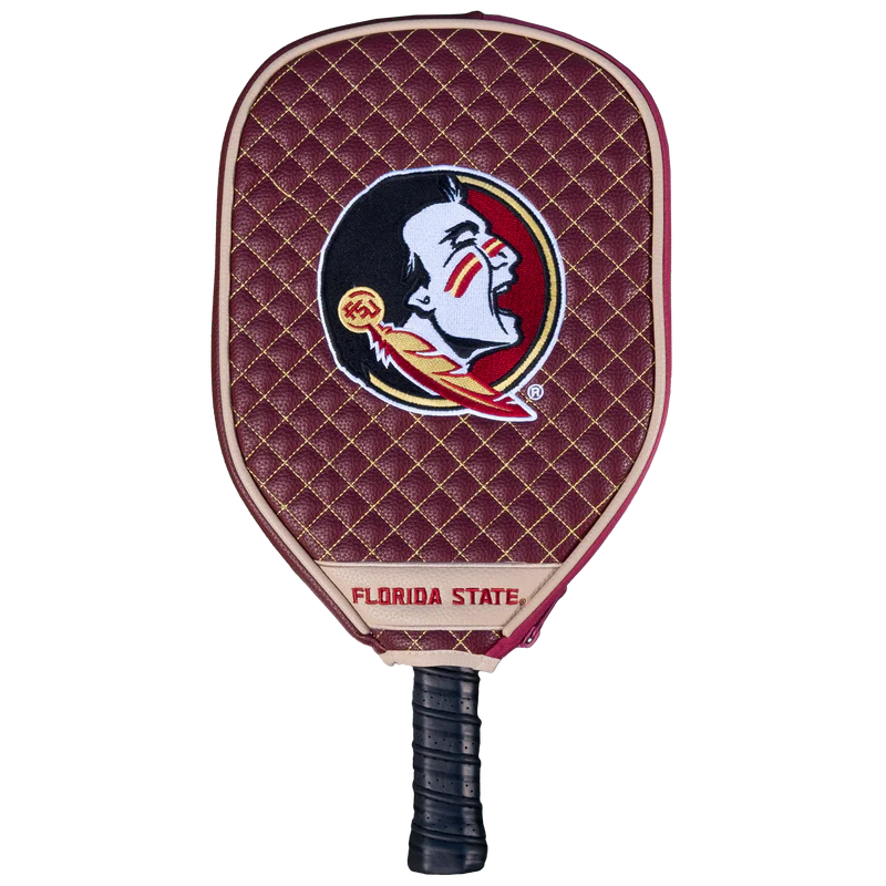 Florida State Seminoles Premium Quilted Pickleball Paddle Cover