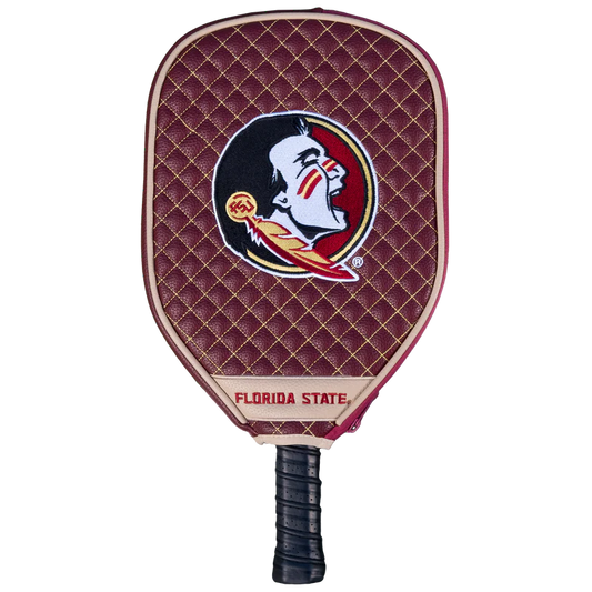 Florida State Seminoles Premium Quilted Pickleball Paddle Cover