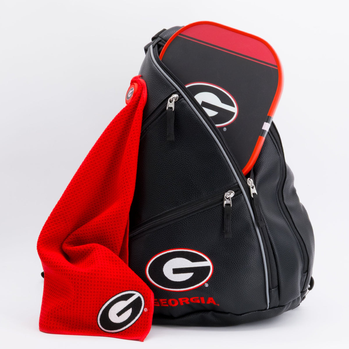 Georgia Bulldogs PU Leather Backpack