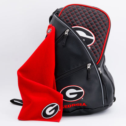 Georgia Bulldogs PU Leather Backpack