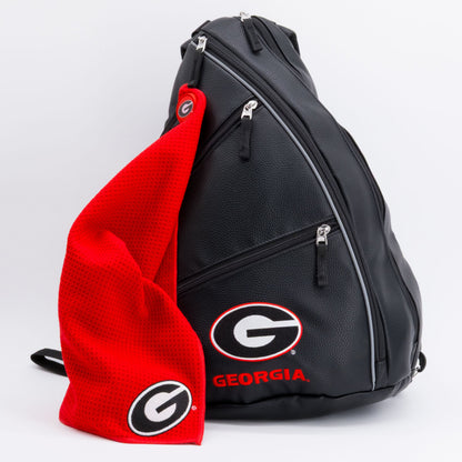 Georgia Bulldogs PU Leather Backpack