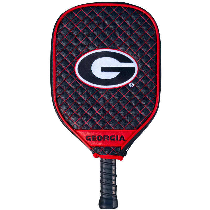 Georgia Bulldogs Premium Quilted Pickleball Paddle Cover