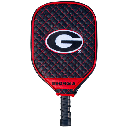 Georgia Bulldogs Premium Quilted Pickleball Paddle Cover
