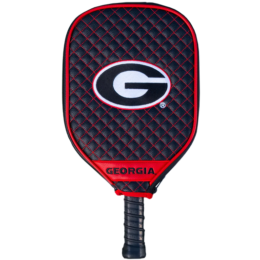 Georgia Bulldogs Premium Quilted Pickleball Paddle Cover
