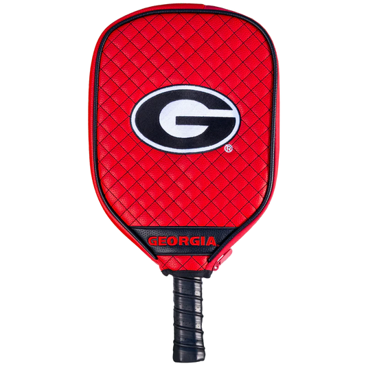 Georgia Bulldogs Premium Quilted Pickleball Paddle Cover
