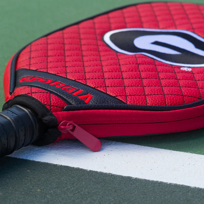 Georgia Bulldogs Premium Quilted Pickleball Paddle Cover