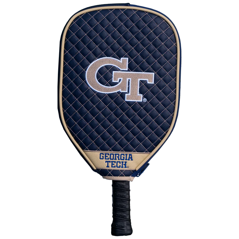 Georgia Tech Yellow Jackets Premium Quilted Pickleball Paddle Cover