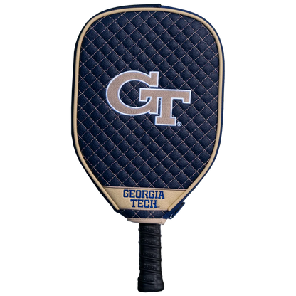 Georgia Tech Yellow Jackets Premium Quilted Pickleball Paddle Cover