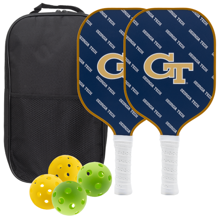 Georgia Tech Yellow Jackets Pickleball Paddle Set