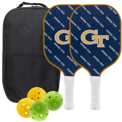 Georgia Tech Yellow Jackets Pickleball Paddle Set