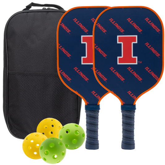 Illinois Fighting Illini Pickleball Paddle Set
