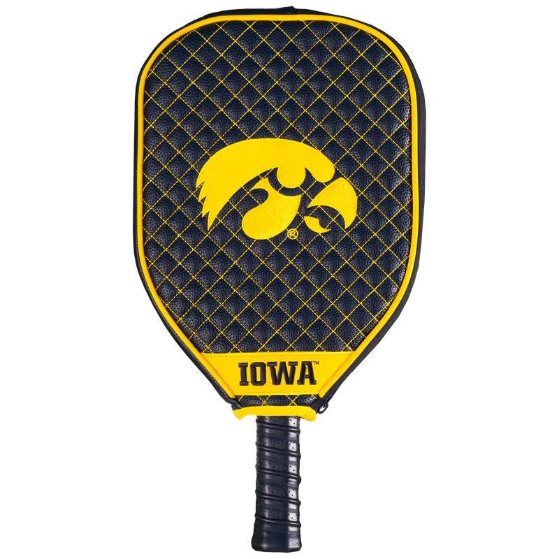 Iowa Hawkeyes Premium Quilted Pickleball Paddle Cover