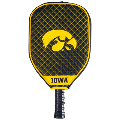 Iowa Hawkeyes Premium Quilted Pickleball Paddle Cover