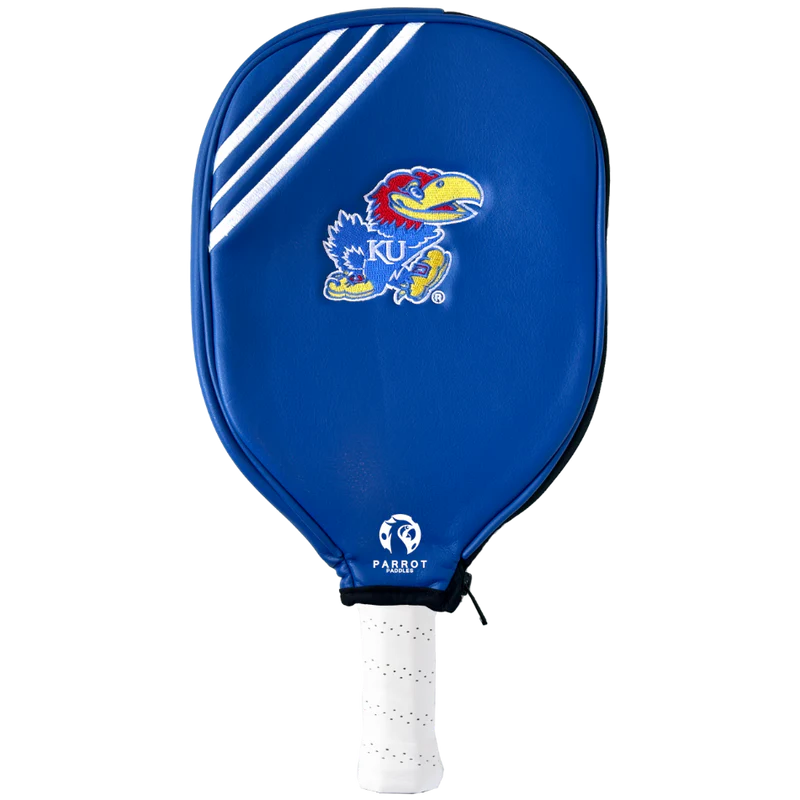 Kansas Jayhawks Embroidered Pickleball Paddle Cover