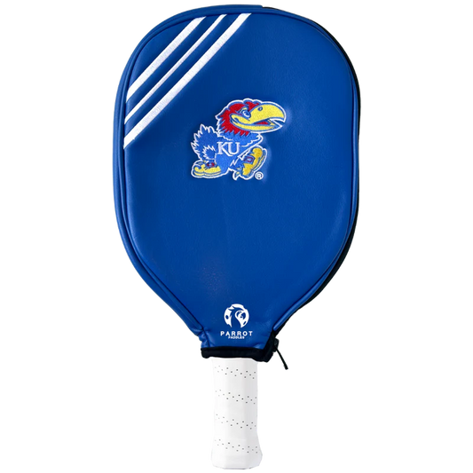 Kansas Jayhawks Embroidered Pickleball Paddle Cover