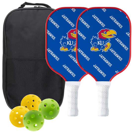 Kansas Jayhawks Pickleball Paddle Set