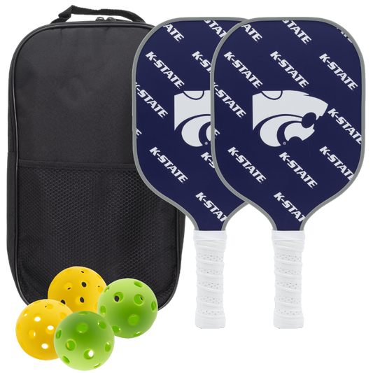 Kansas State Wildcats Pickleball Paddle Set