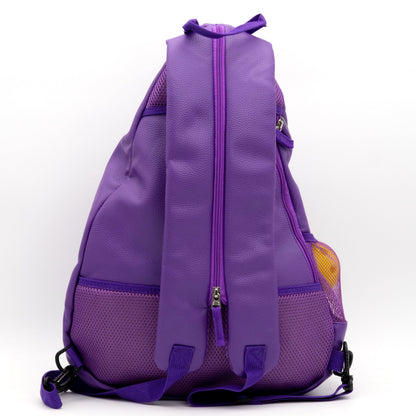 LSU Tigers PU Leather Backpack